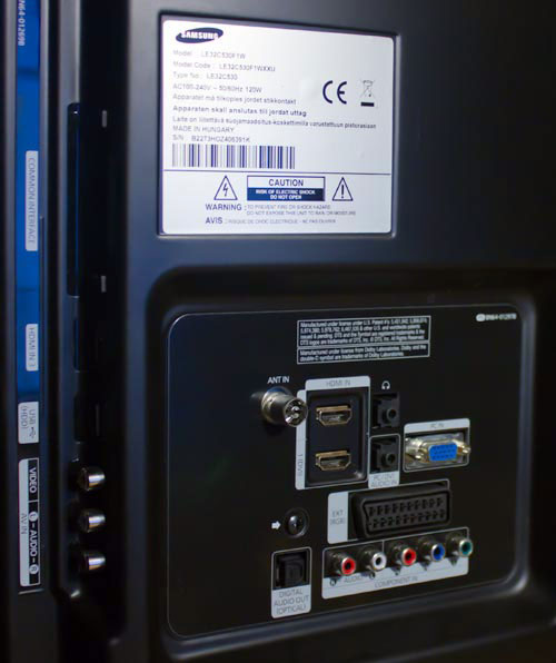 Samsung LCD TV LE-32C530 - 32 inča Full HD - detalj