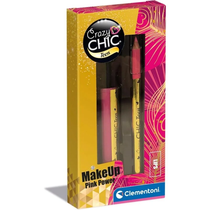 Crazy Chic Mini Set za Šminkanje – Sjaj i Olovka za Usne - detalj