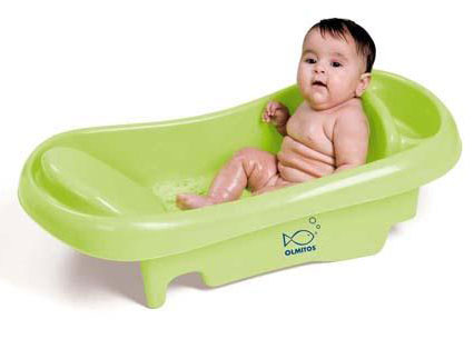 Olmitos Dvopoziciona kadica za kupanje beba Verde 1968 - detalj