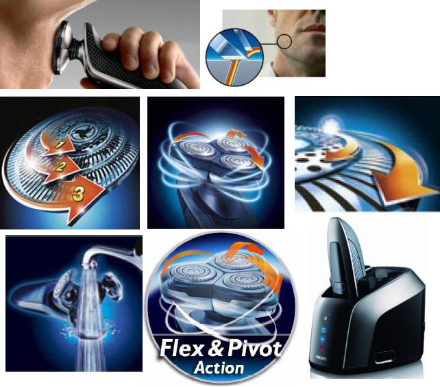 Philips Arcitec RQ-1075 - Bežični Aparat Za Brijanje - detalj