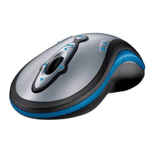 Logitech Media Play bežični miš - Plavi - detalj