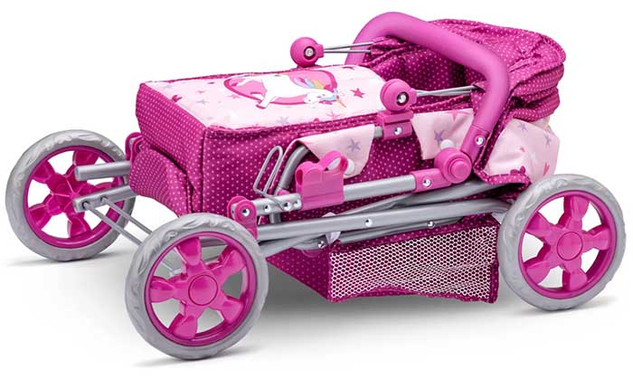 WOODY Kolica za lutke Unicorn 91509 - detalj