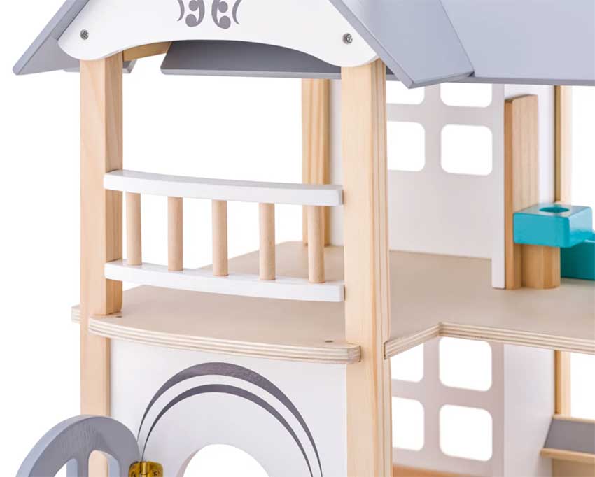 WOODY Kućica za lutke Vila Isabelle 91872 - detalj