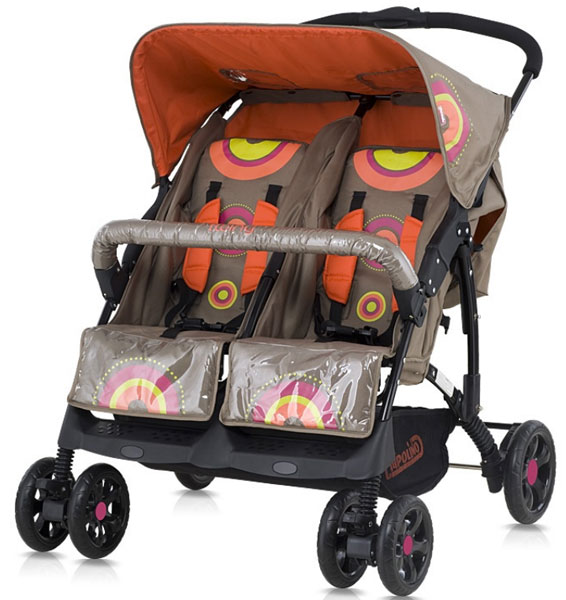 Chipolino Kolica Twiny coral - detalj