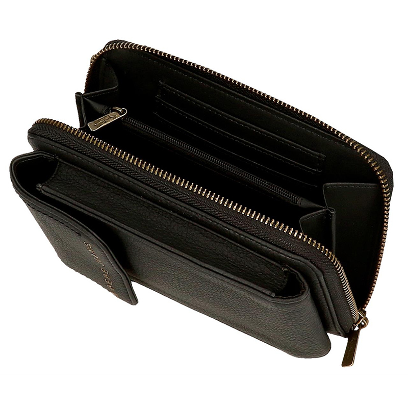 Torbica za mobilni i novčanik Pepe Jeans Diane black 75753 - detalj
