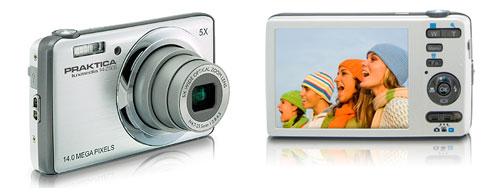 Praktica Luxmedia 14Z50S srebrni digitalni fotoaparat 256636 - detalj
