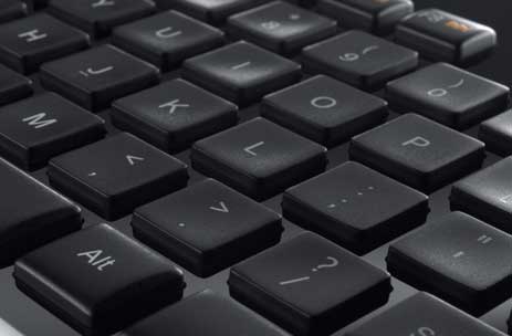 Logitech Bežična Solarna Tastatura K750 - detalj