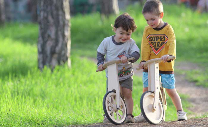 Bika Mini Junior Eko Bicikl - crveni - detalj