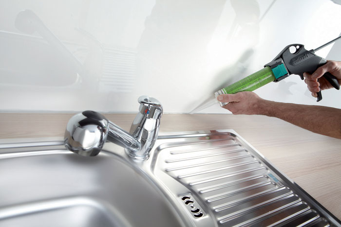 Profesionalni pištolj za silikon Wolfcraft 4355000 - detalj