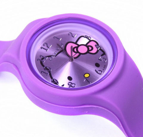 Hello Kitty Ručni časovnik 5708 silicone purple - detalj