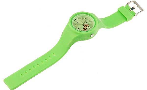 Hello Kitty Ručni časovnik 5708 silicone green - detalj