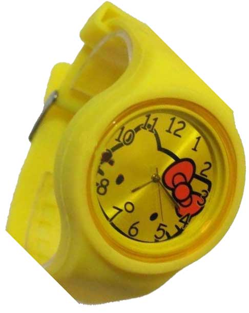 Hello Kitty Ručni časovnik 5708 silicone yellow - detalj
