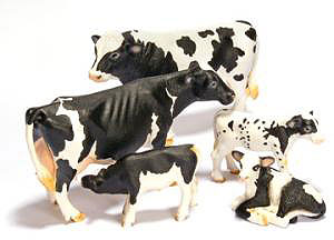 Schleich Domaće životinje - Holštajn Tele, stoji 13634   - detalj