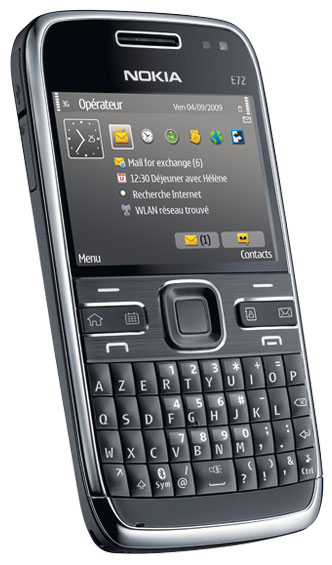 Mobilni telefon Smartphone Nokia E72 Zodium Black - detalj