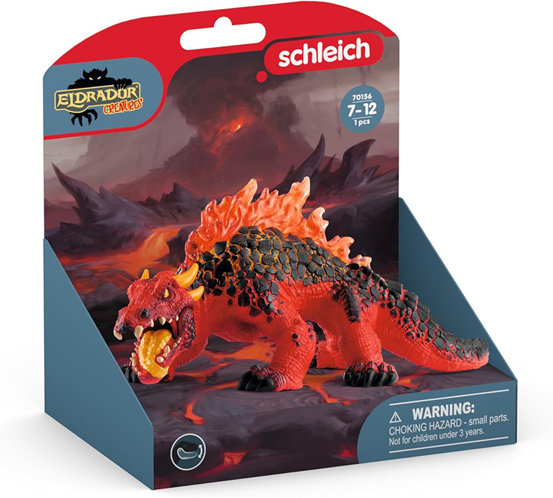 Schleich® Eldrador figura Magma gušter 70156 - detalj