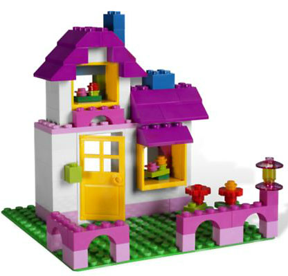 LEGO® Bricks and More Kocke - Velika Ružičasta Kutija Kocaka LE5560 - detalj