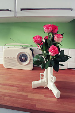 SuckUK Keramička Vaza 3Guns GUN603  - detalj