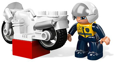 LEGO® DUPLO® Policijski motor LE5679 - detalj