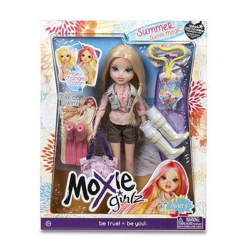 Moxie Girlz Lutka Summer Swim Magic Avery 504344 - detalj