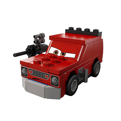LEGO® Cars 14 Spy Jet LE8638  - detalj
