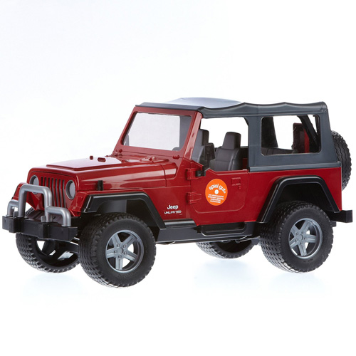 Bruder Jeep Wrangler red 02-025200 - detalj