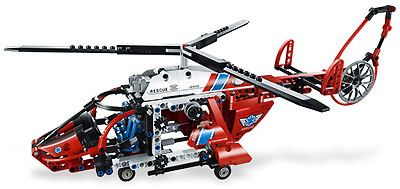 LEGO® Technic Spasilački helikopter LE8068     - detalj