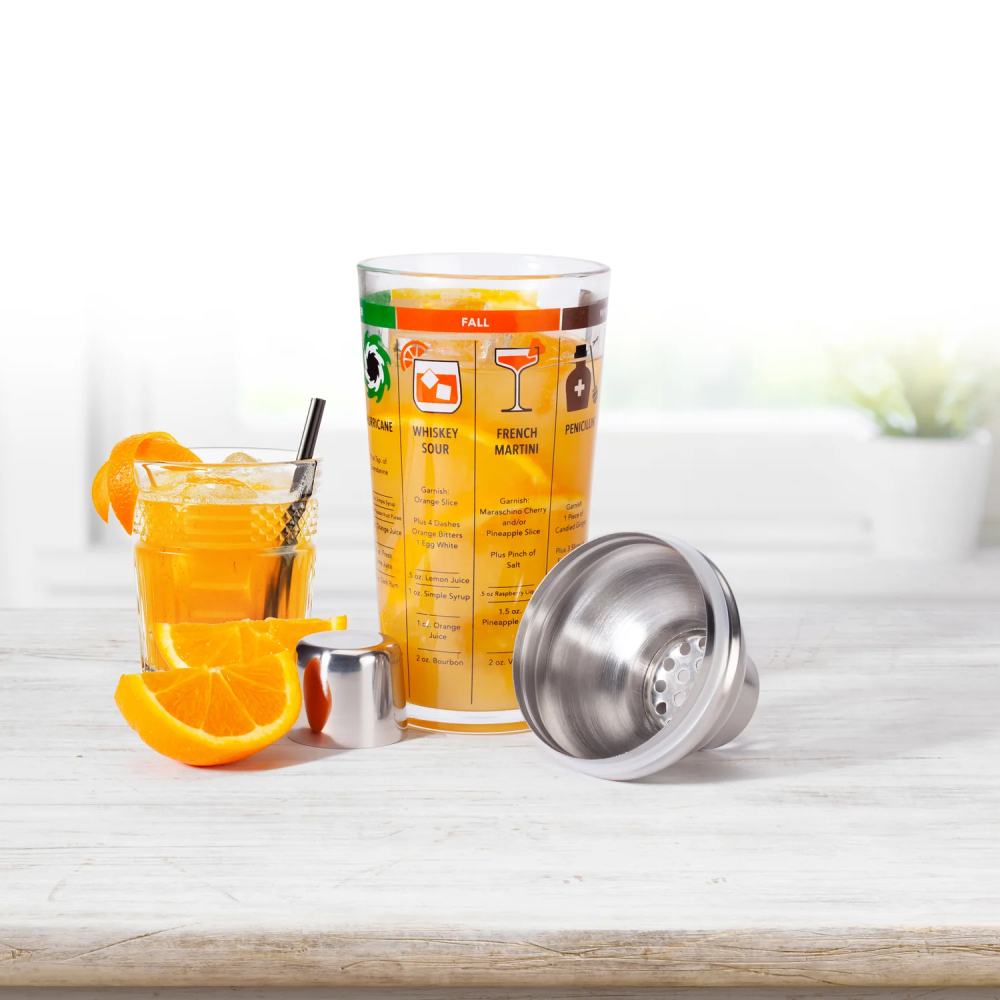 Koktel šejker Kikkerland Four Seasons - detalj