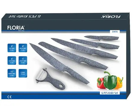 Set kuhinjskih noževa Zilan ZLN1136 - detalj