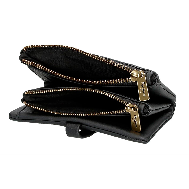 Pepe Jeans Novčanik Aurora 14cm black 75583 - detalj