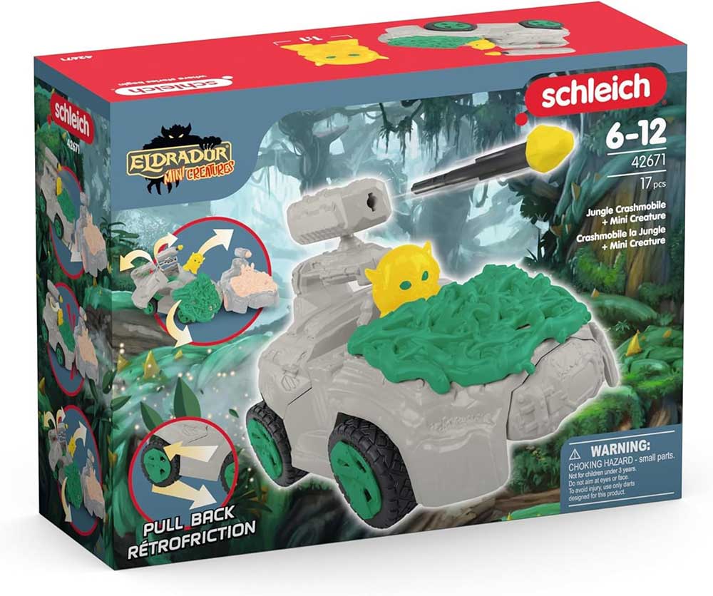 Schleich® Eldrador figurice - Crashmobile sa mini čudovištem Jungle 42671 - detalj