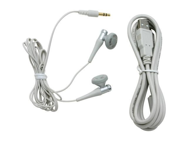 Sapphire Ivory White 512MB USB 2.0 - MP3 player - detalj