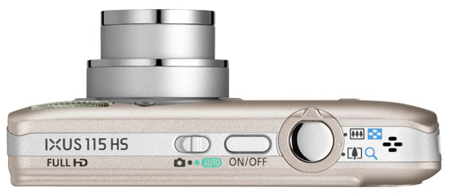 Canon digitalni fotoaparat IXUS 115 HS Silver - detalj
