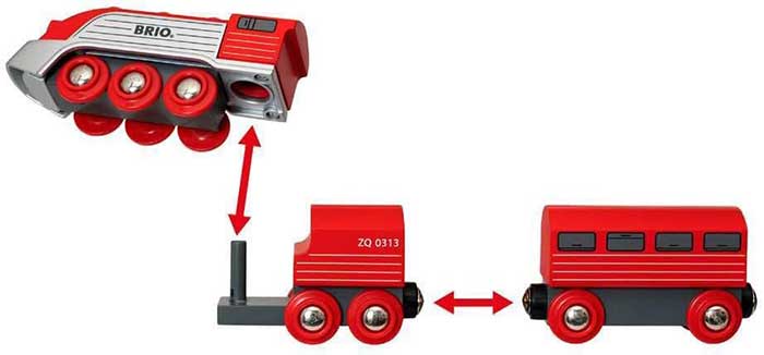 BRIO igračka Brzi voz 33557 - detalj