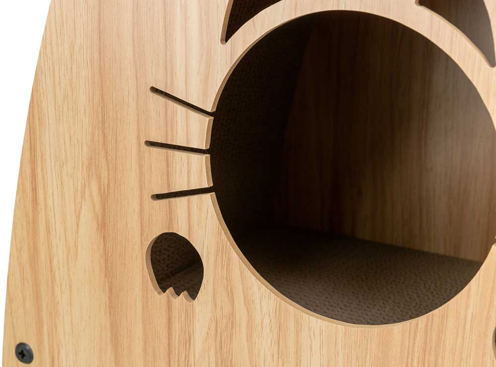 Drvena kućica grebalica za mačke sa macinom travom Trixie 48025 - detalj