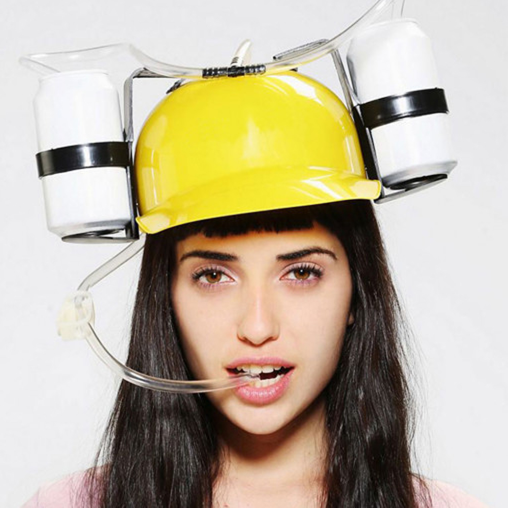 Kaciga Za Pivo Žuta - detalj