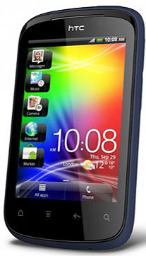 Mobilni telefon Android Smartphone HTC Explorer Metallic Navy - detalj