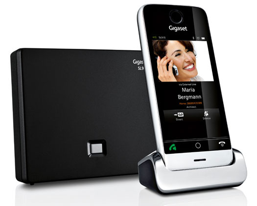 Bežični fiksni telefon Gigaset SL910 sa ekranom osetljivim na dodir - detalj