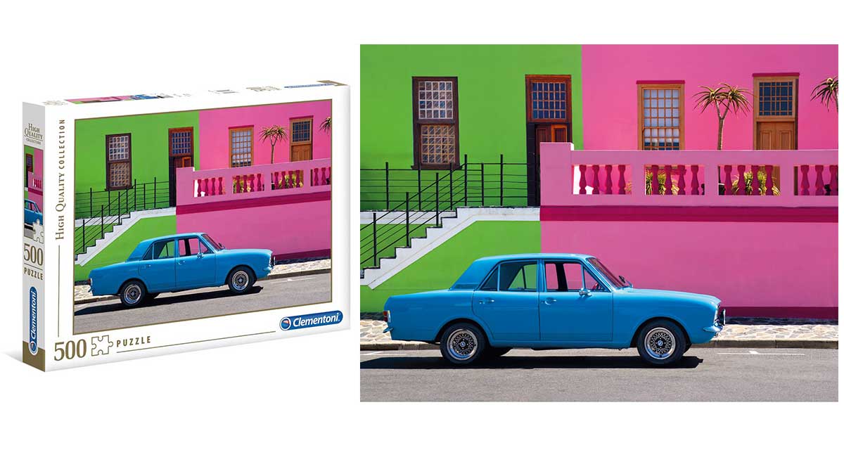 CLEMENTONI Slagalica The Blue Car 500 delova HQC CL35076 - detalj