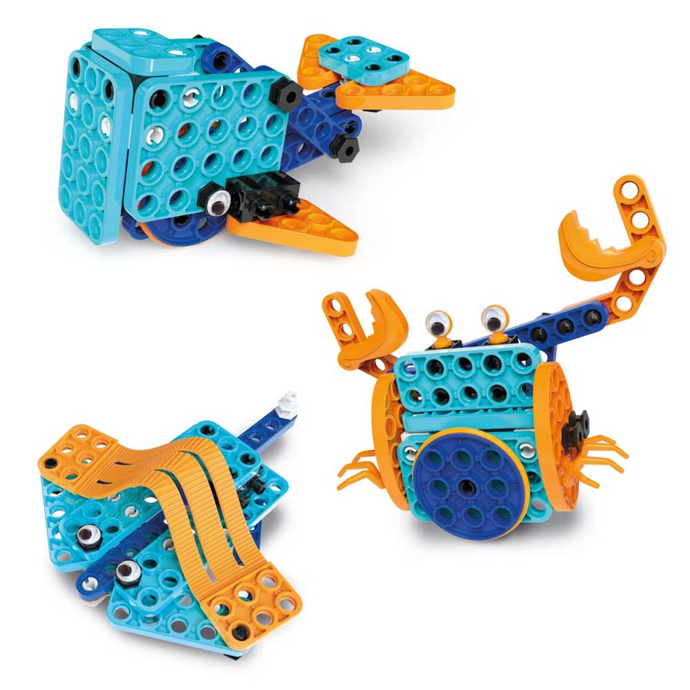 CLEMENTONI Morske životinje Raža rak i kit Mechanics Junior CL75059 - detalj