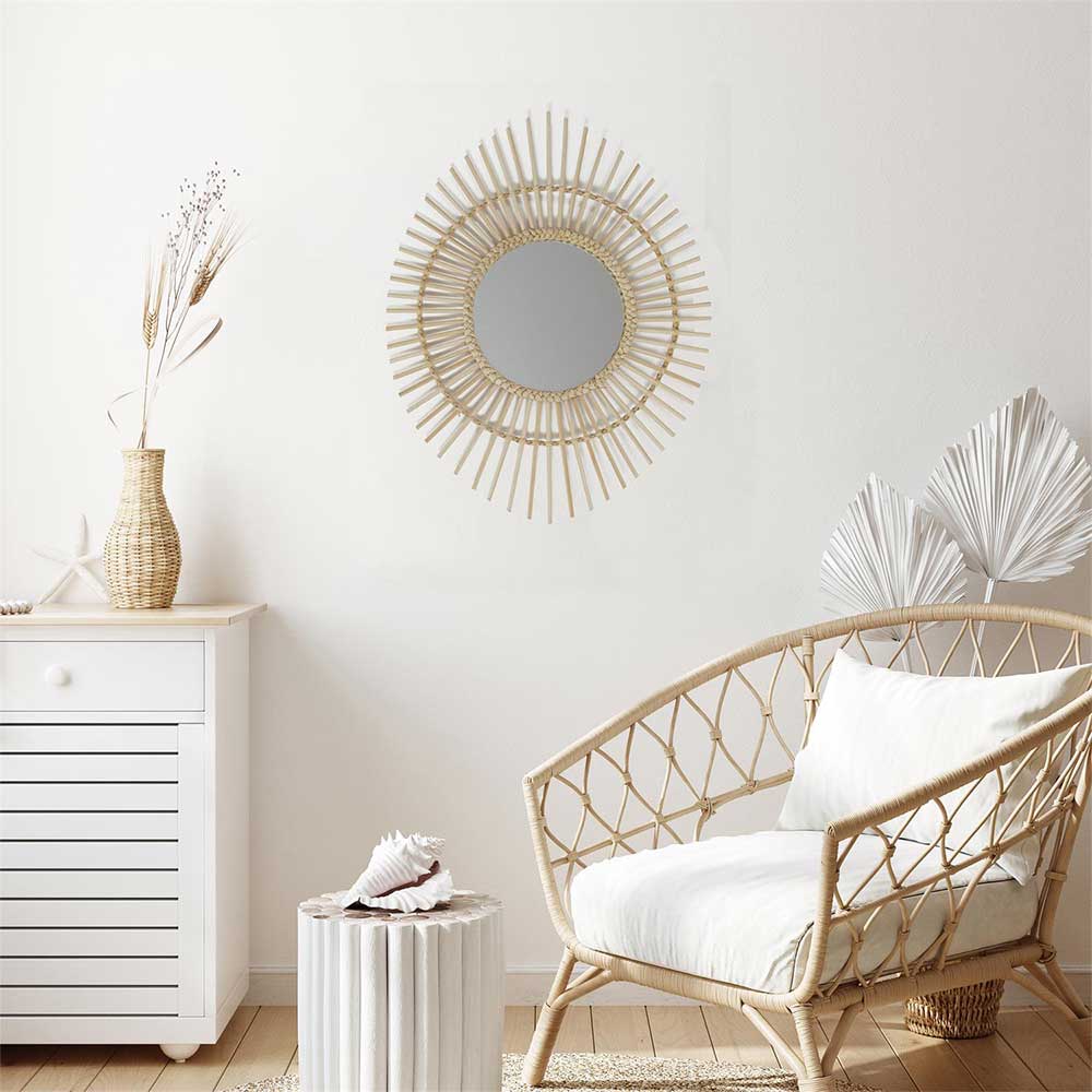 Zidno ogledalo Trska 59x45cm - detalj