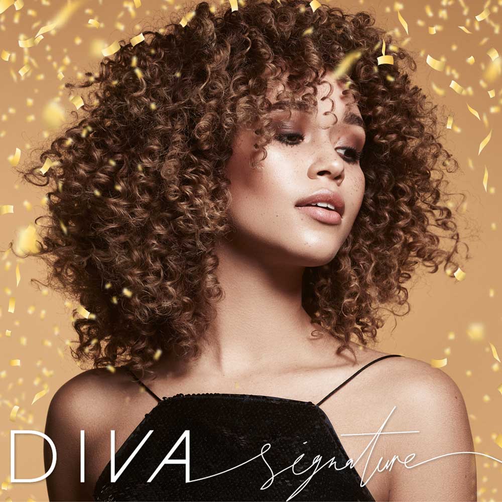 Profesionalni ultra tanki stajler za afro lokne Diva Signature Micro (10mm) DIVA07 - detalj