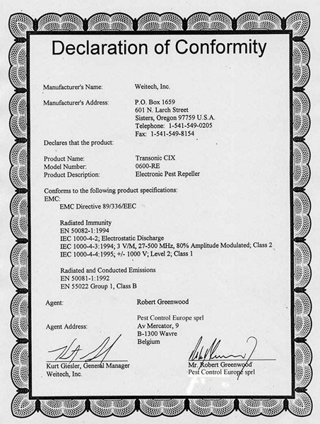 Profesionalni Rasterivač Glodara, Insekata i malih životinja Weitech WK 0600 - detalj