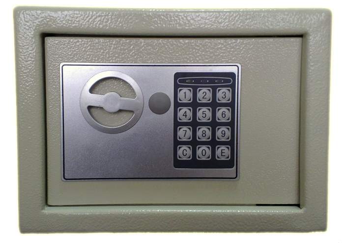 Sef sa elektronskom sigurnosnom kombinacijom - detalj