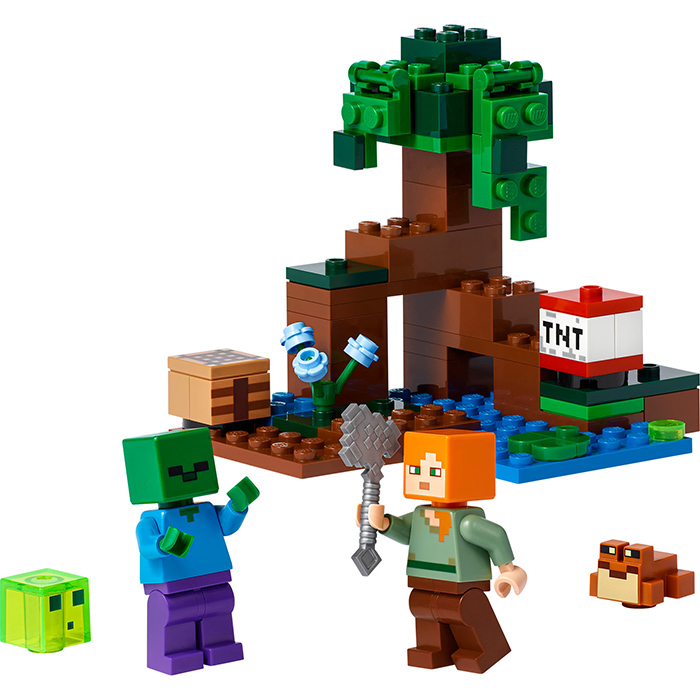 LEGO® Minecraft® Kocke Avantura u močvari 21240 - detalj