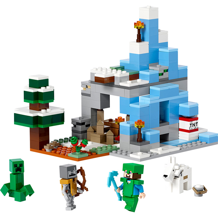 LEGO® Minecraft® Kocke Ledeni vrhovi 21243 - detalj