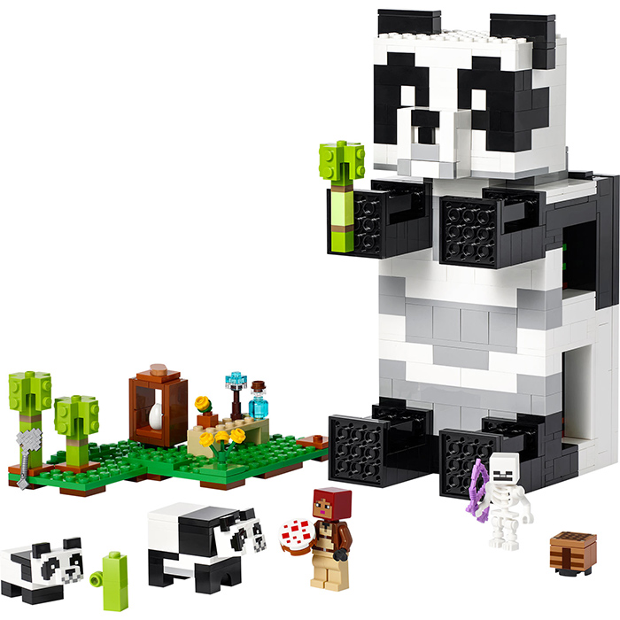 LEGO® Minecraft® Kocke Panda utočište 21245 - detalj