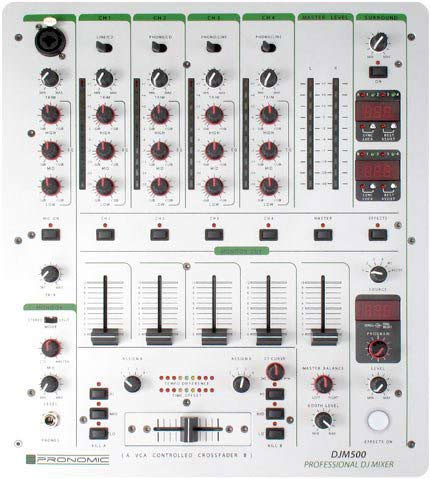Pronomic DJM500 5-kanalni DJ Mixer sas DJ efektima - detalj
