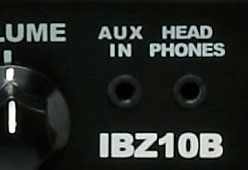 IBANEZ IBZ10B pojačalo za bas gitaru - detalj