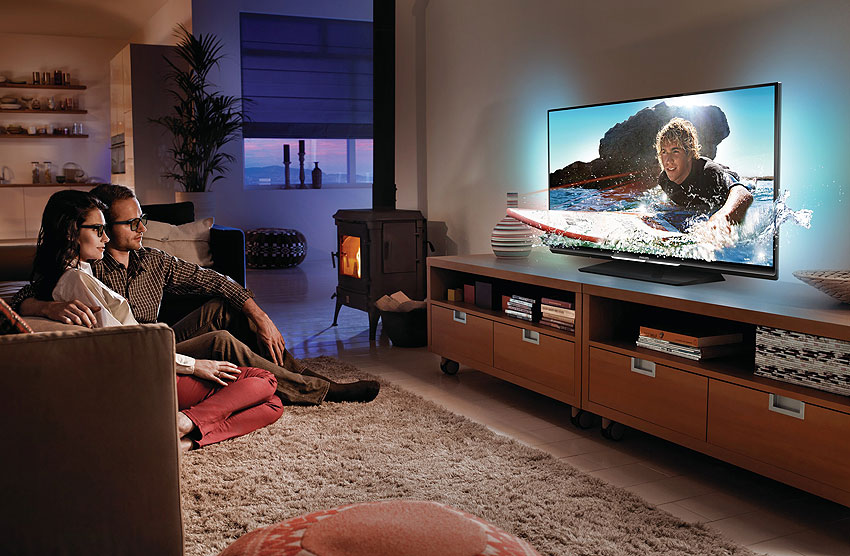 Philips 3D Smart Full HD LED Televizor sa Ambilight Spectra 2 Tehnologijom - 55PFL6007K/12 - detalj