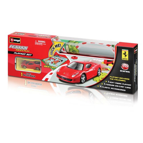 Bburago Ferrari 1:43 Race and Play Mat BU31235 - detalj